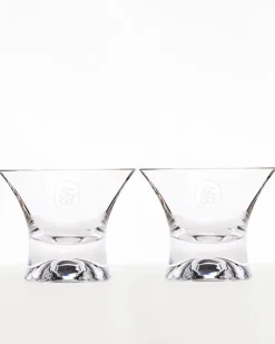 Tommy Bahama Drinkware & Bar<Crystal Manhattan Glasses