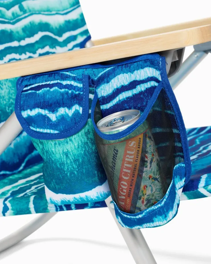 Tommy Bahama Outdoor Chairs|Beach Chairs<Malachite Print Deluxe Backpack Beach Chair