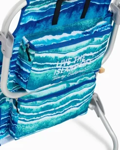 Tommy Bahama Outdoor Chairs|Beach Chairs<Malachite Print Deluxe Backpack Beach Chair
