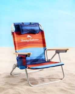 Tommy Bahama Outdoor Chairs|Beach Chairs<Sunset Stripe Deluxe Backpack Beach Chair