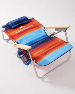 Tommy Bahama Outdoor Chairs|Beach Chairs<Sunset Stripe Deluxe Backpack Beach Chair