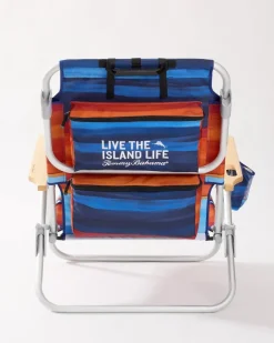 Tommy Bahama Outdoor Chairs|Beach Chairs<Sunset Stripe Deluxe Backpack Beach Chair