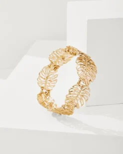 Women Tommy Bahama Jewelry<Tropical Blooms Monstera Stretch Bracelet
