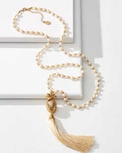 Women Tommy Bahama Jewelry<Tropical Blooms Tassel Necklace