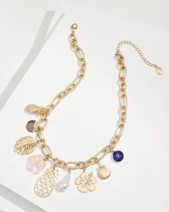 Women Tommy Bahama Jewelry<Tropical Blooms Statement Charm Necklace