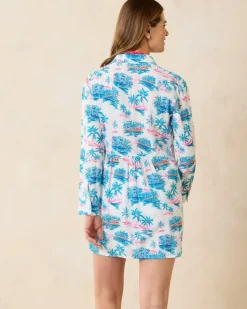 Women Tommy Bahama Beach Coverups<Tropical Oasis Boyfriend Beach Shirt