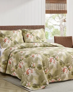Tommy Bahama Quilts & Blankets<Tropical Orchid 3-Piece Full/Queen Quilt Set