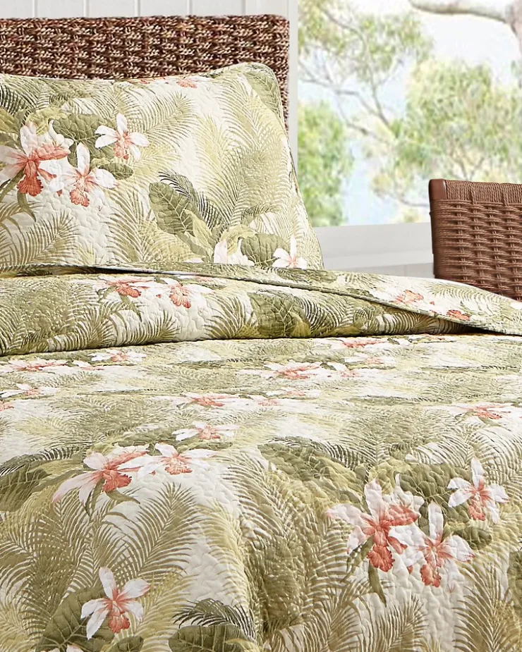 Tommy Bahama Quilts & Blankets<Tropical Orchid 3-Piece Full/Queen Quilt Set