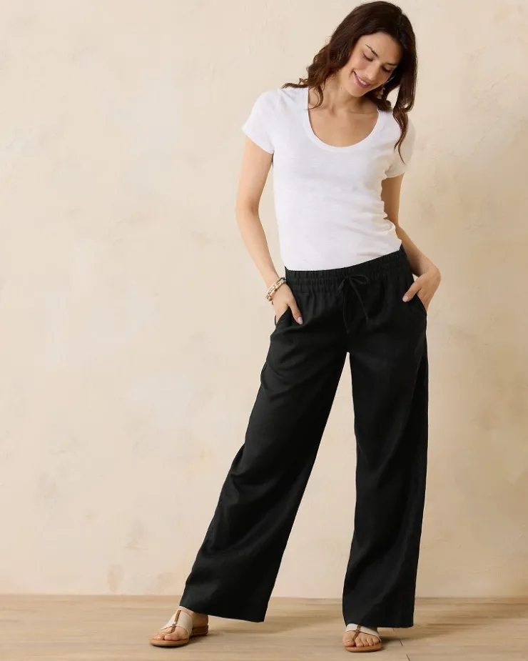 Women Tommy Bahama Pants & Crops<Two Palms High-Rise Linen Easy Pants