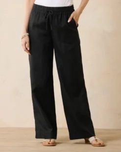 Women Tommy Bahama Pants & Crops<Two Palms High-Rise Linen Easy Pants