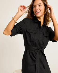 Women Tommy Bahama Dresses<Two Palms Patch-Pocket Linen Dress