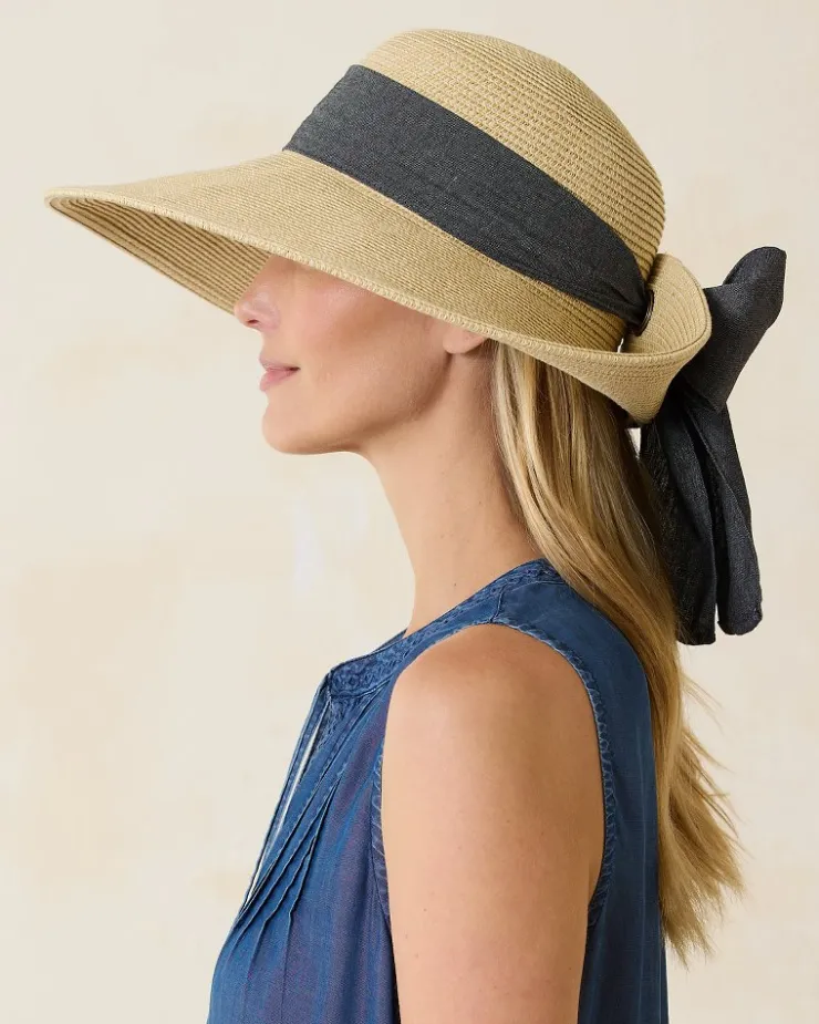 Women Tommy Bahama Hats & Caps<Ultra-Braid Bow Sun Hat