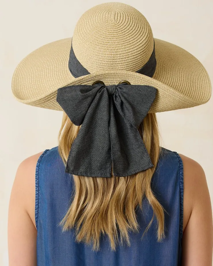 Women Tommy Bahama Hats & Caps<Ultra-Braid Bow Sun Hat
