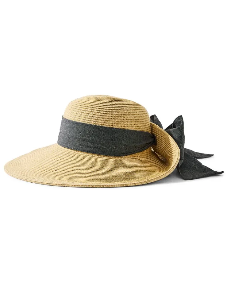 Women Tommy Bahama Hats & Caps<Ultra-Braid Bow Sun Hat