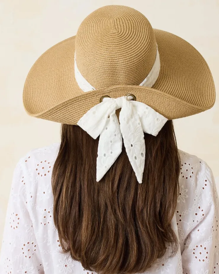 Women Tommy Bahama Hats & Caps<Ultra-Braid Bow Sun Hat