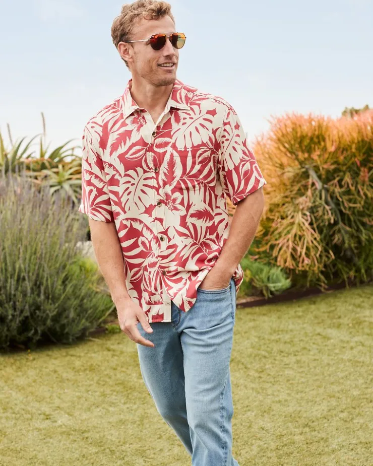 Tommy Bahama Shirts<Veracruz Cay Lindavista Leaves Short-Sleeve Shirt