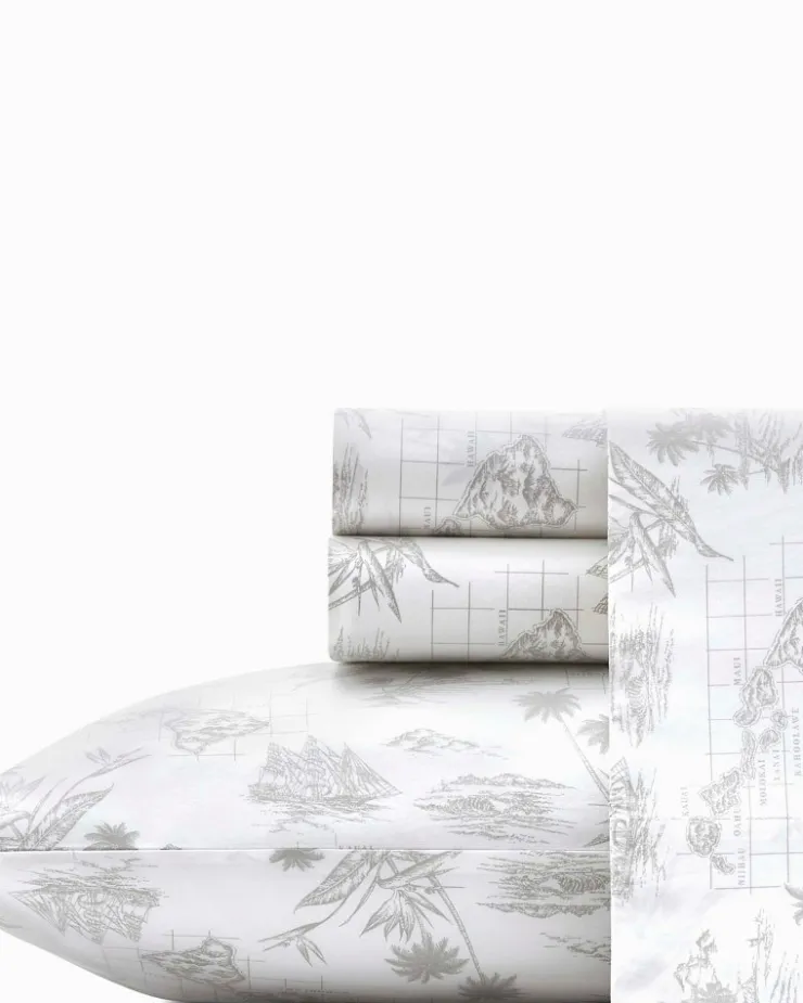 Tommy Bahama Sheet Sets & Bedskirts<Vintage Map Sheet Set, Queen