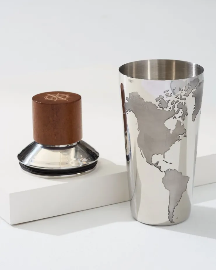 Tommy Bahama Drinkware & Bar<Viski® Globe 3-Piece Cocktail Shaker