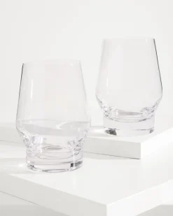 Tommy Bahama Drinkware & Bar<Viski® Heavy Base Crystal Whiskey Glasses - Set of 2