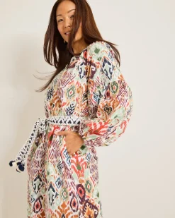 Women Tommy Bahama Dresses<Vista Cove Long-Sleeve Midi Dress