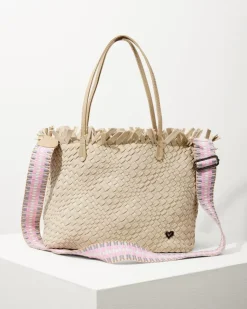 Women Tommy Bahama Handbags & Clutches<Vulcan Fringe Top Large Tote & Wristlet