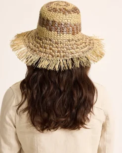Women Tommy Bahama Hats & Caps<Waverly Frayed Edge Raffia Sun Hat