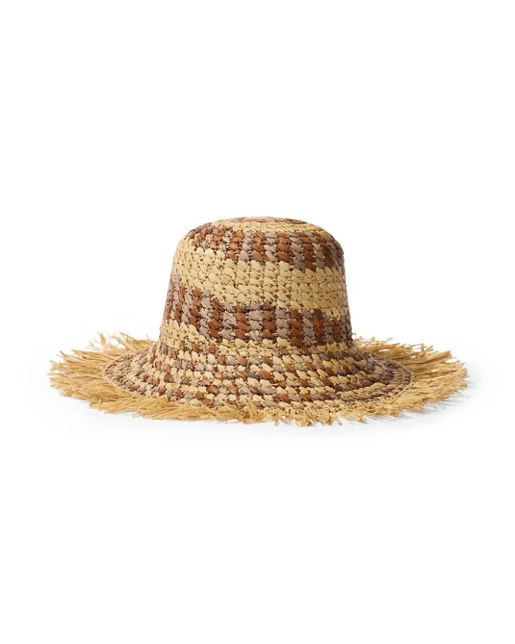Women Tommy Bahama Hats & Caps<Waverly Frayed Edge Raffia Sun Hat