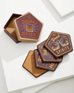 Tommy Bahama Drinkware & Bar<Whisky Business Coasters — Set of 4