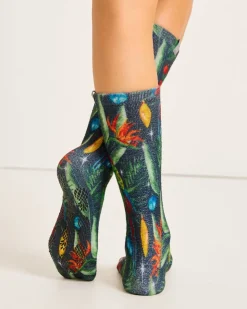 Women Tommy Bahama Sleepwear<Women's Island Soft® Holiday Parrot Socks
