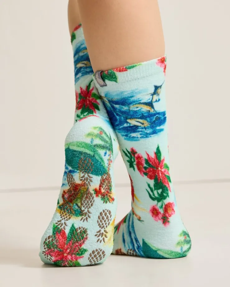 Women Tommy Bahama Sleepwear<Women's Island Soft® Holiday Santa Socks