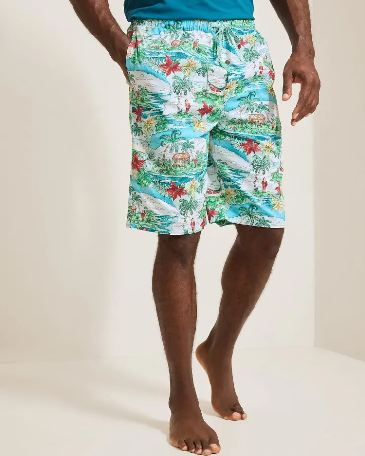 Tommy Bahama Loungewear & Pajamas<Woven Tropical Print Pajama Shorts